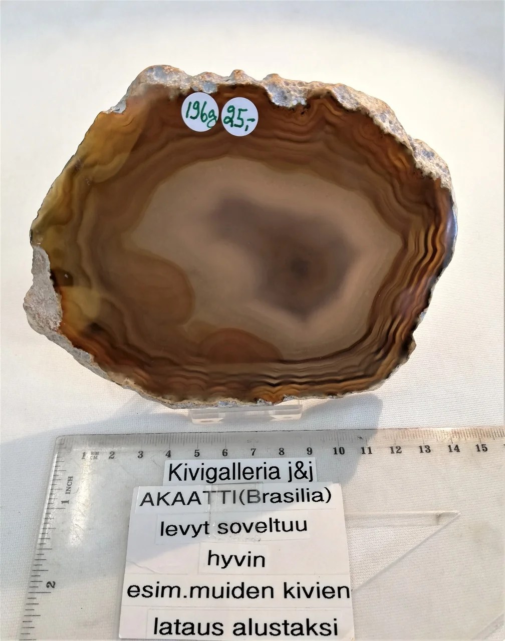 Akaattilevy, Brasilia 25,00€