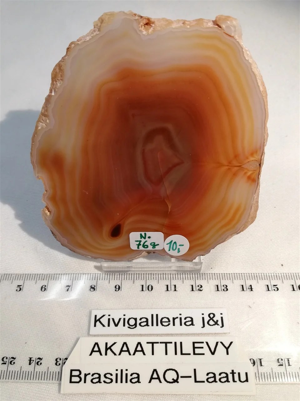 Akaattilevy AQ-laatu, Brasilia&nbsp;10,00€