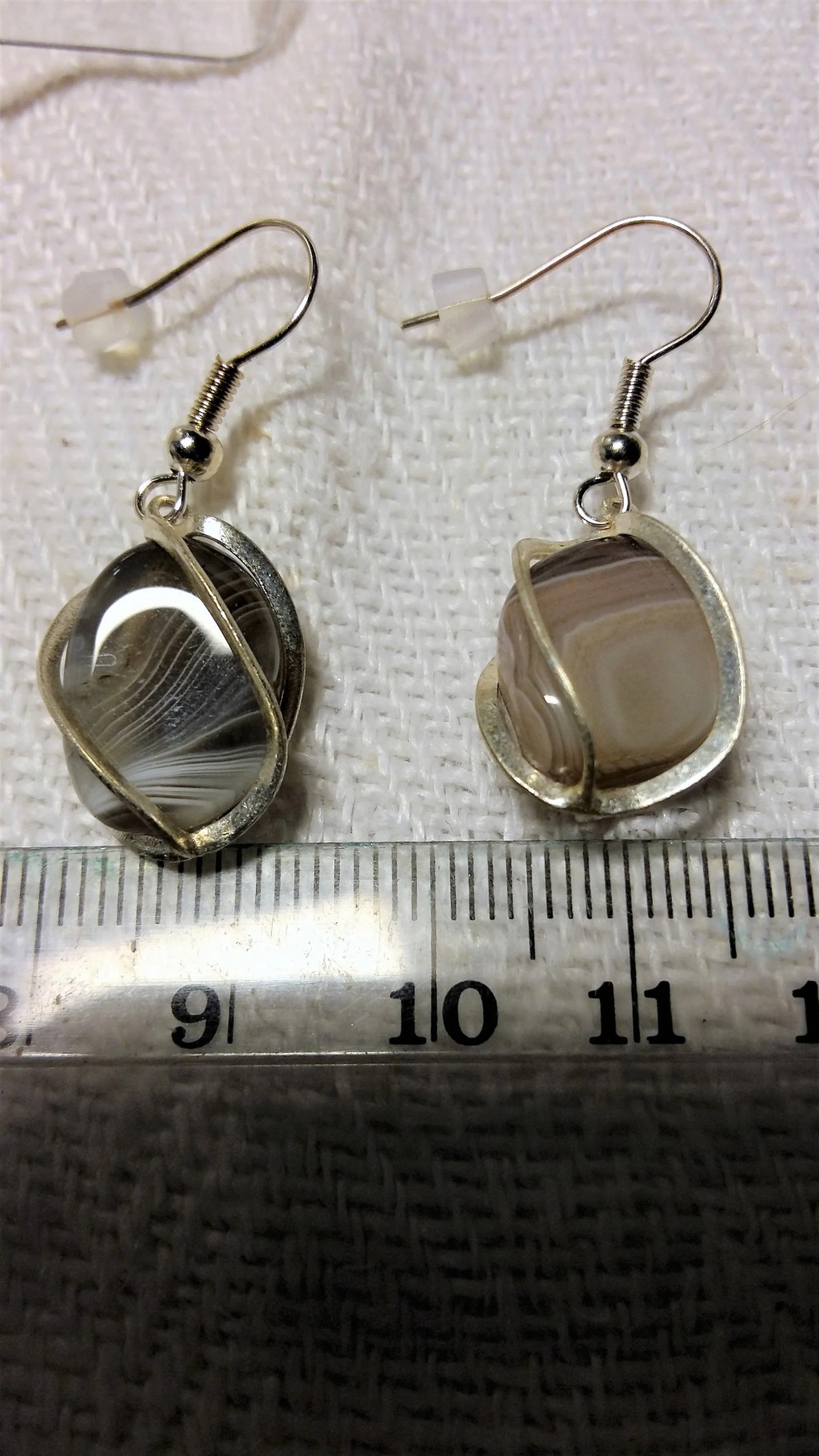 Akaatti korvakorut 15,00€