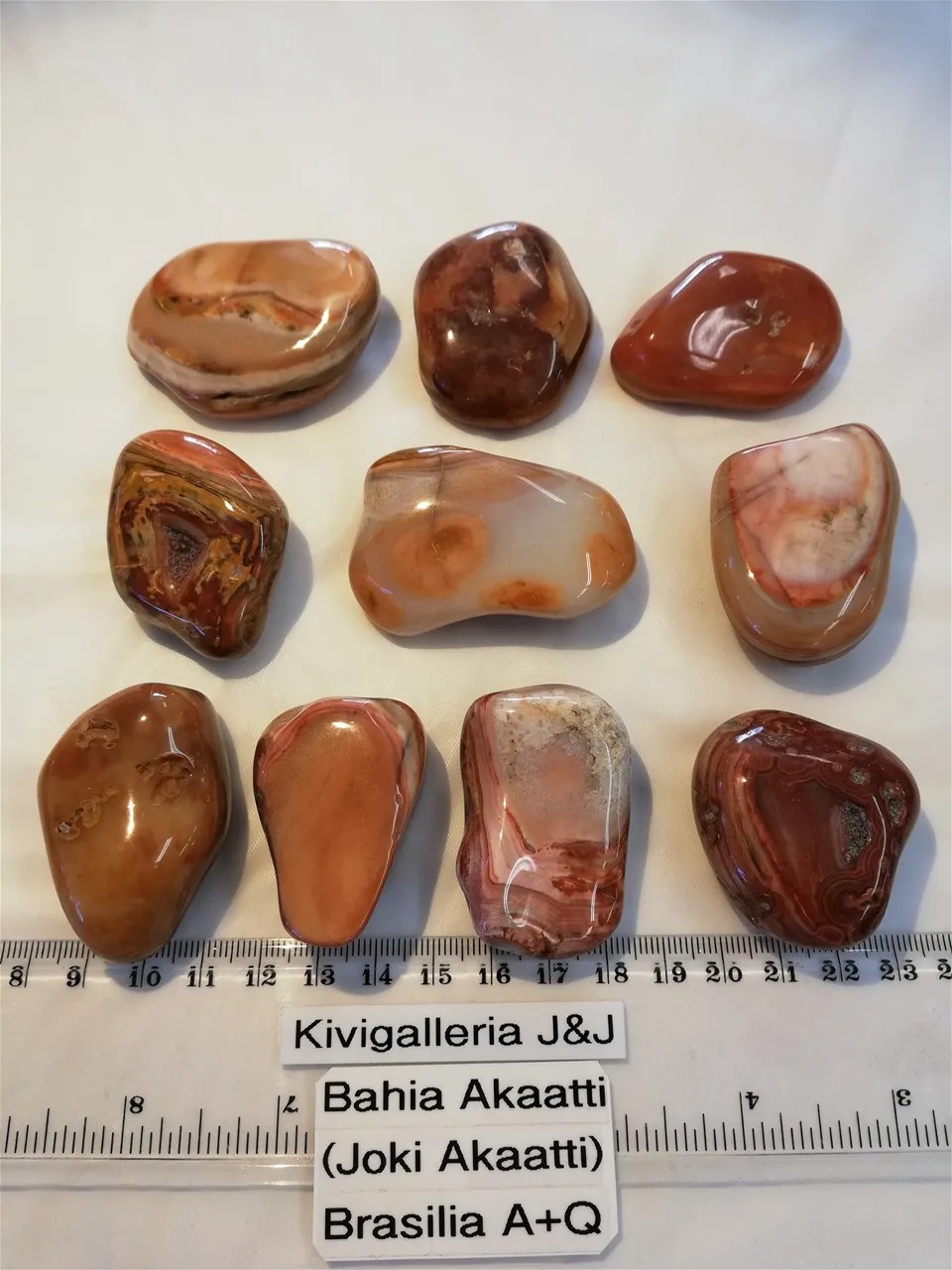 Bahia-Akaatti(Joki-Akaatti)Brasilia.A+Q. 4,00€