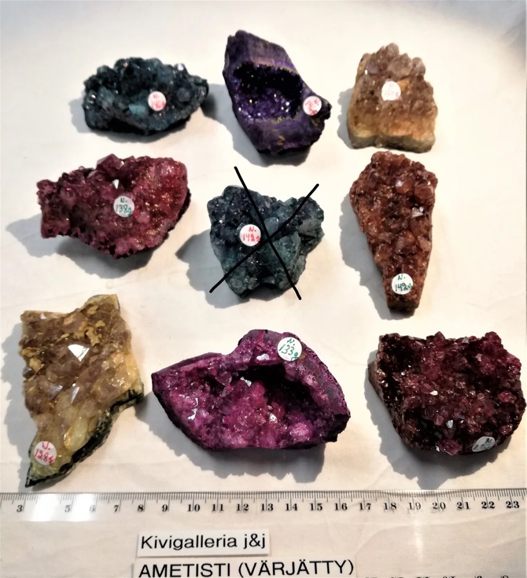 Ametisti kidepala -värjätty, Brasilia&nbsp;12,00€