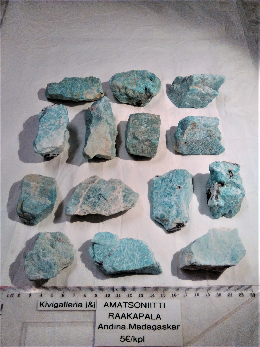 Amatsoniitti, Andina Madagaskar&nbsp;5,00€