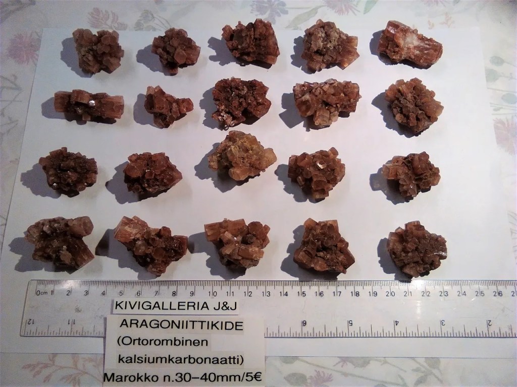 Aragoniittikide, Marokko 5,00€