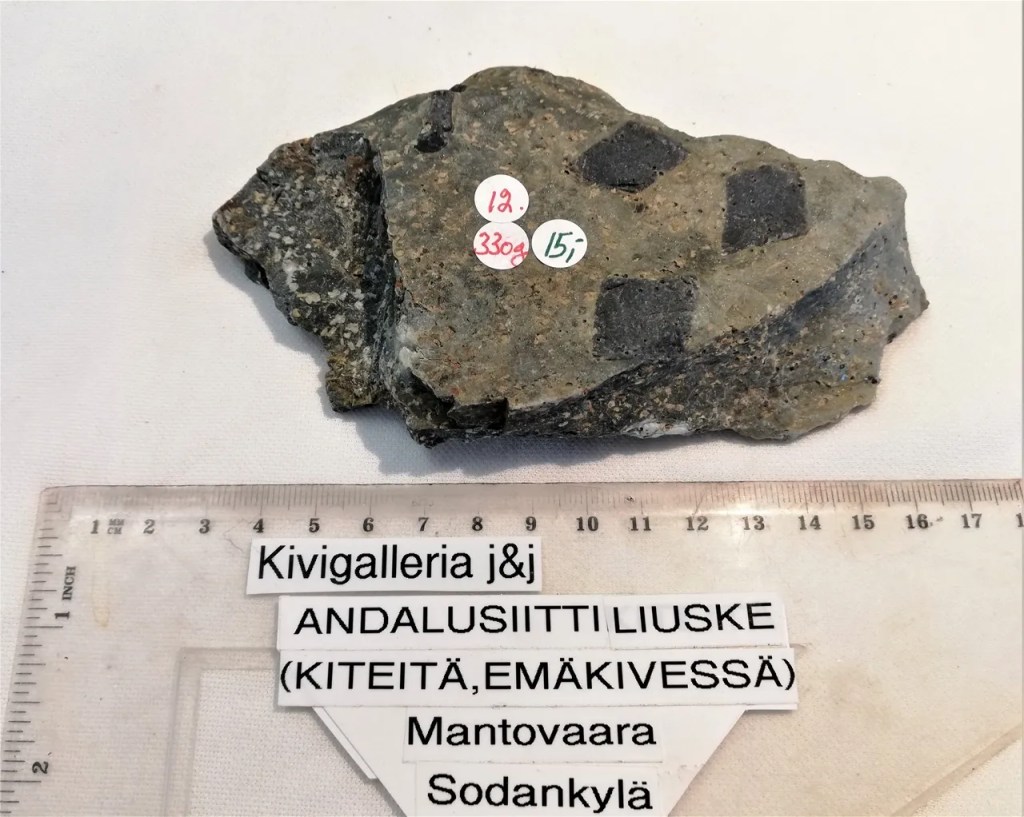 Andalusiitti liuske, Sodankylä Suomi&nbsp;15,00€