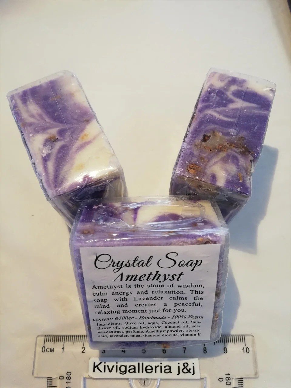 Ametisti-Kristalli Saippua. 19,00€