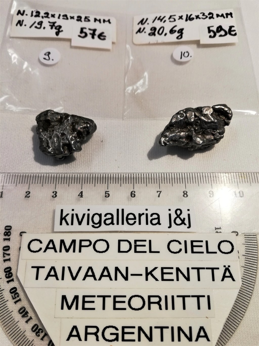 Campo del Cielo Meteoriitti nro.9, Argentiina&nbsp;57,00€