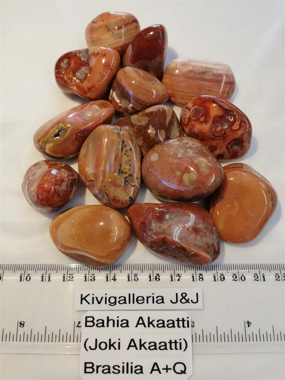 Bahia-Akaatti(Joki-Akaatti)Brasilia.A+Q. 3,00€