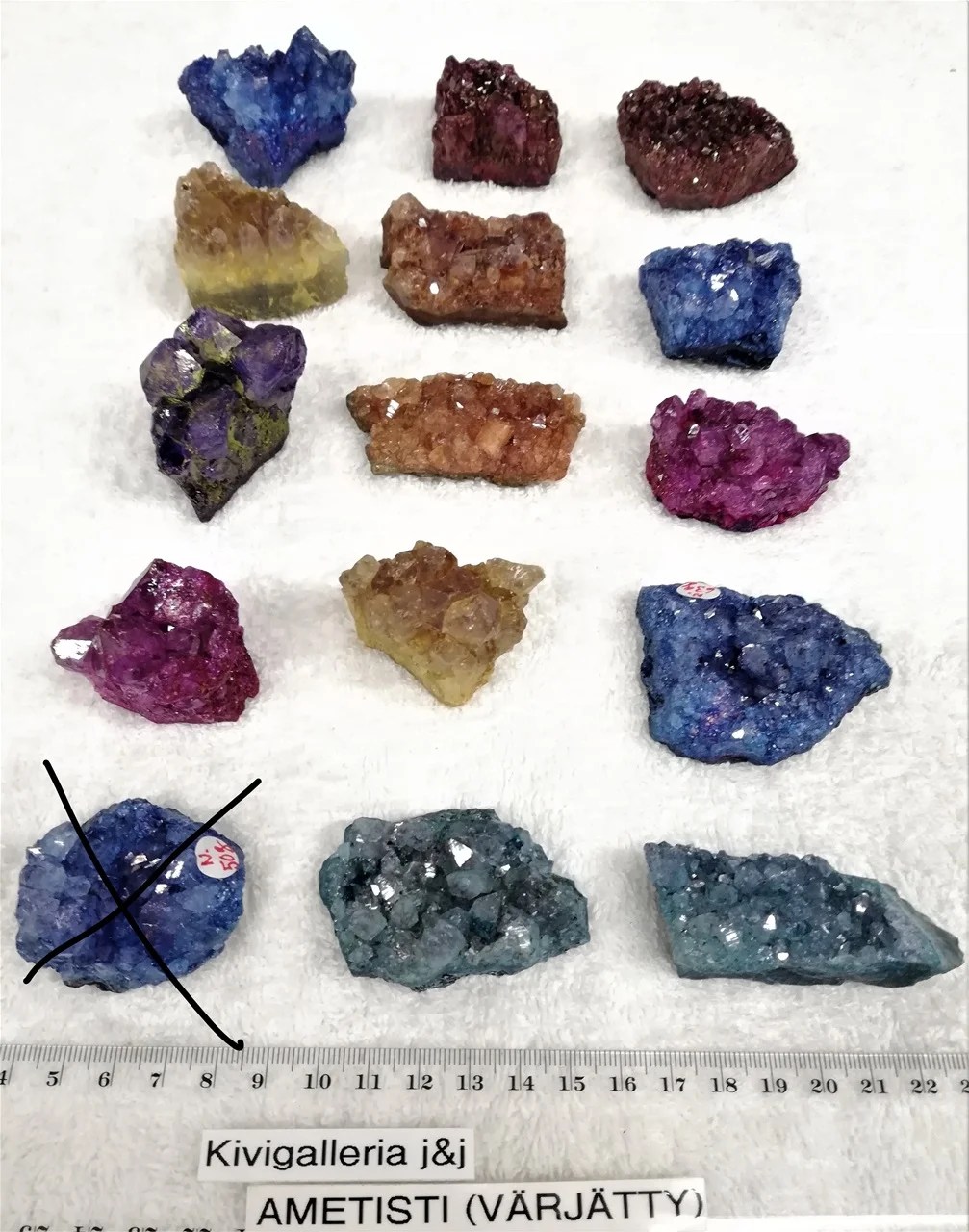 Ametisti kidepala -värjätty, Brasilia&nbsp;6,00€