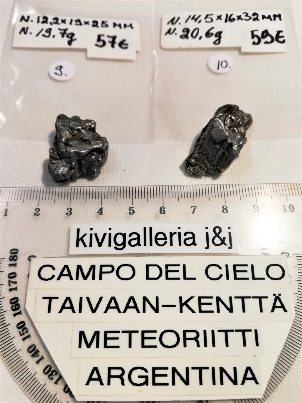 Campo del Cielo Meteoriitti nro.10, Argentiina&nbsp;59,00€