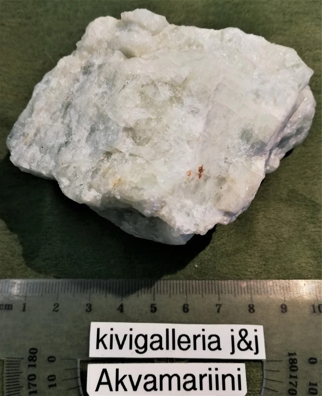 Akvamariini raakapala A2Q-laatu, Brasilia&nbsp;23,00€