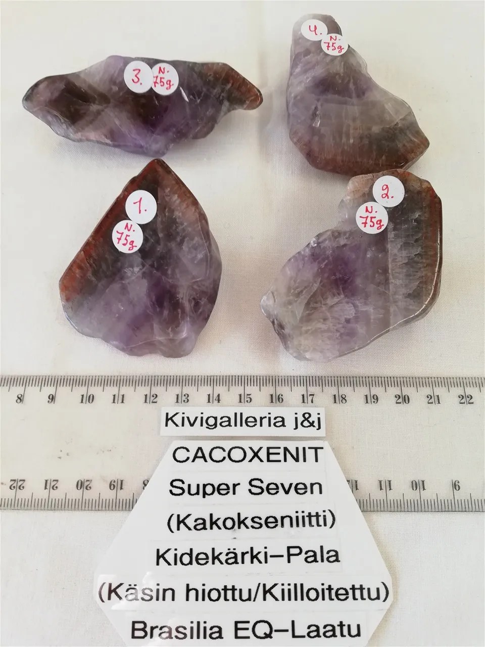 Cacoxenit(Super Seven)Kidekärki-Pala.Brasilia.EQ 28,00€