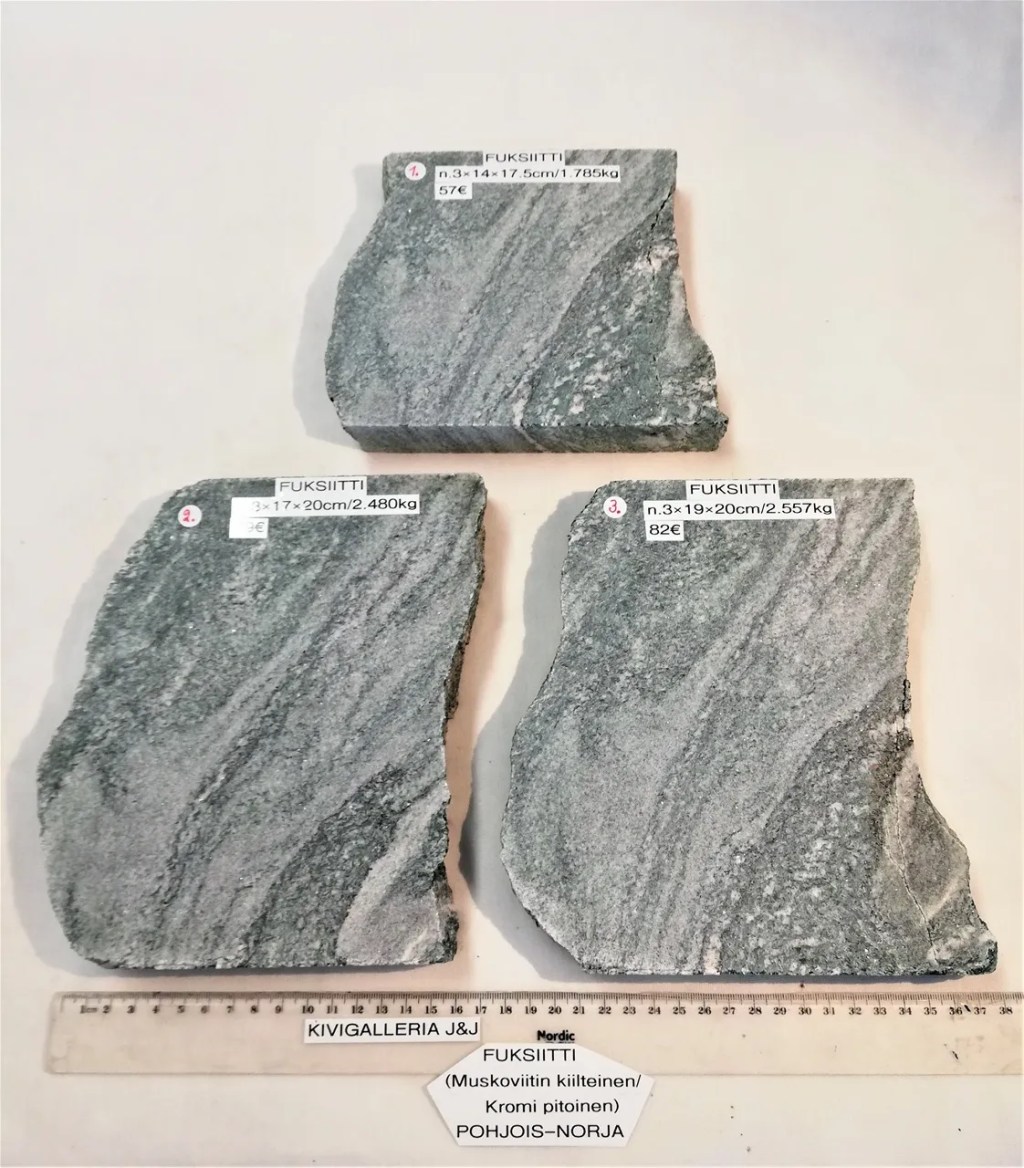 Fuksiitti raakapala no.2, Pohjois-Norja&nbsp;79,00€