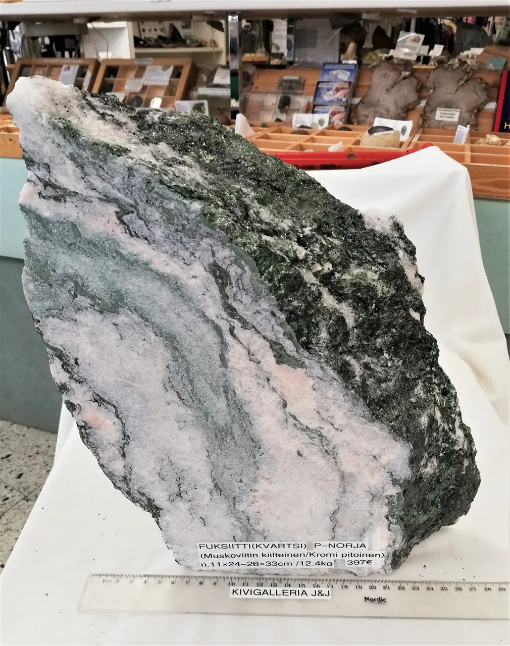 Fuksiitti raakapala, Pohjois-Norja&nbsp;397,00€