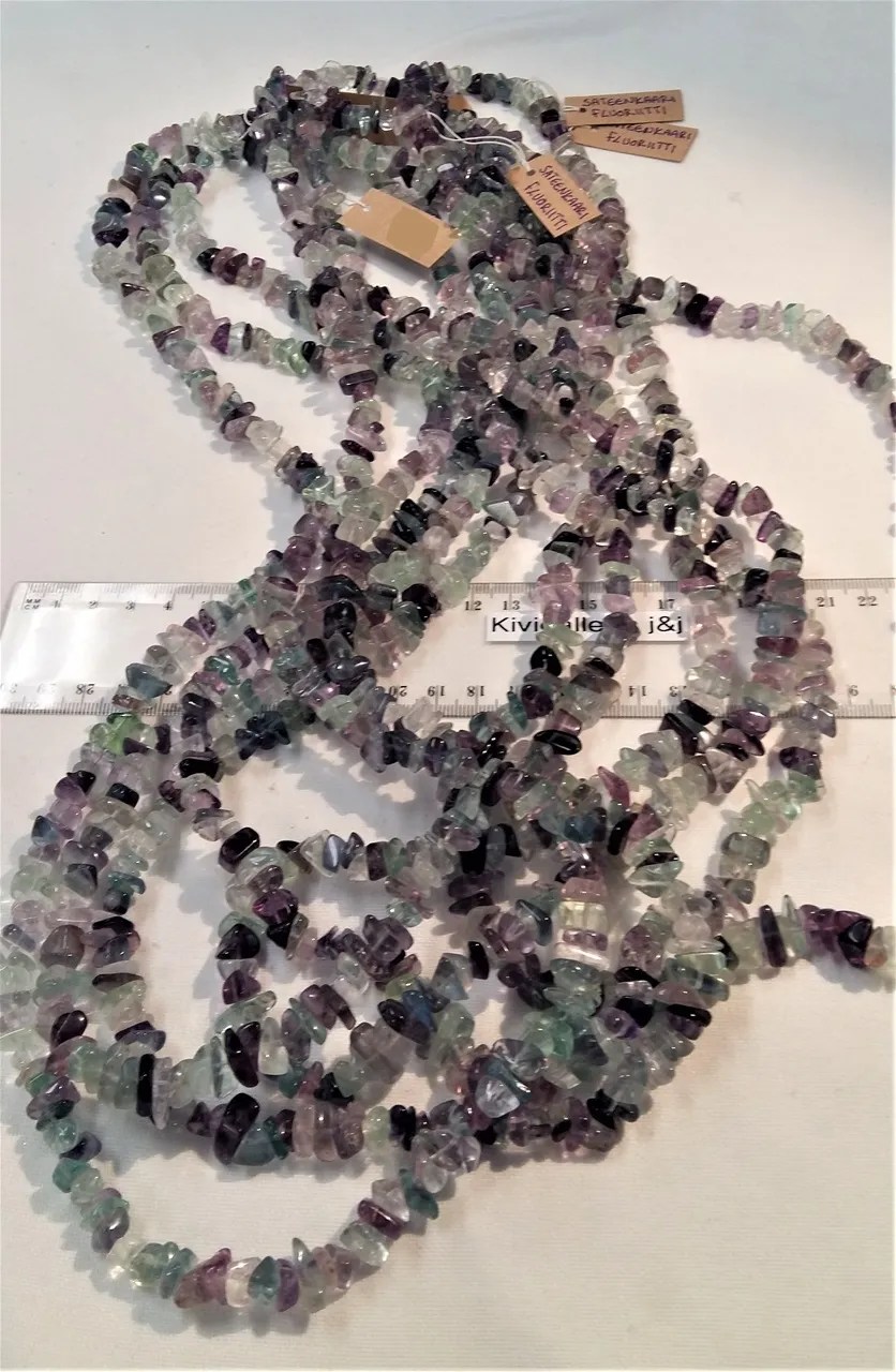 Fluoriitti -Sateenkaari chipsikaulakoru&nbsp;15,00€