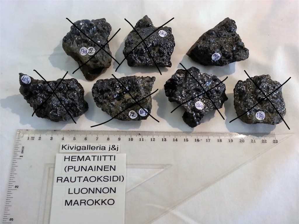 Hematiitti, Marokko 12,00€