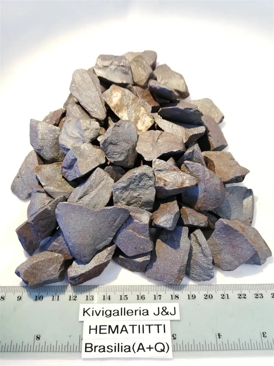 Hematiitti raakapala, Brasilia.A+Q&nbsp;2,00€