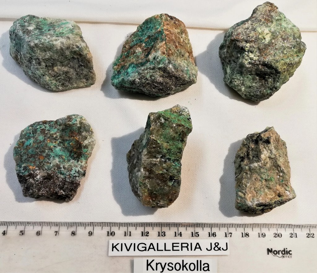 Krysokolla -raakapala, Madagaskar&nbsp;4,00€