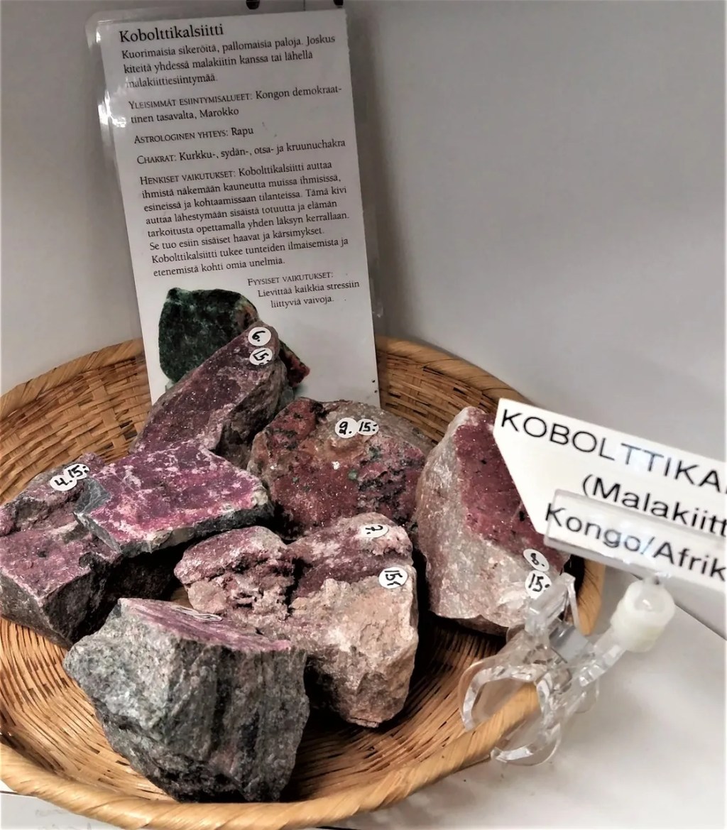 Kobolttikalsiitti, Kongo Afrikka&nbsp;15,00€