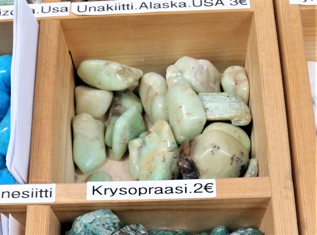 Krysopraasi 2,00€