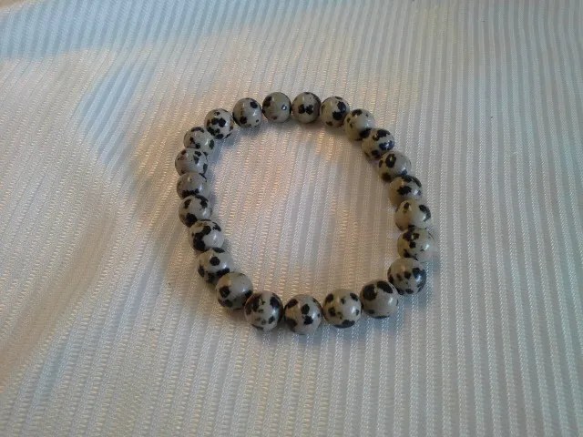 Jaspisranneke -Dalmatian 8mm&nbsp;8,00€