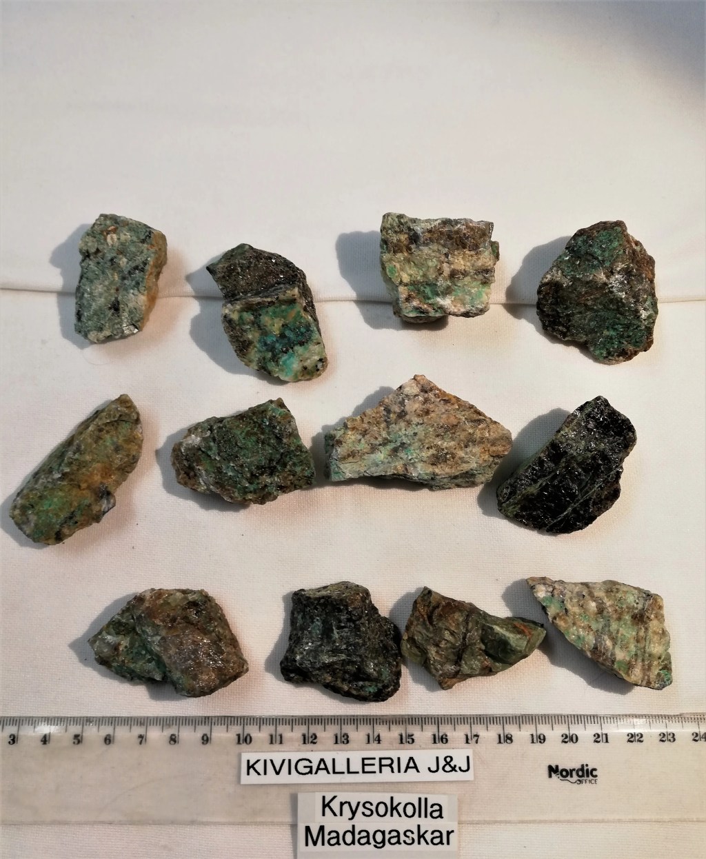 Krysokolla -raakapala, Madagaskar&nbsp;2,00€