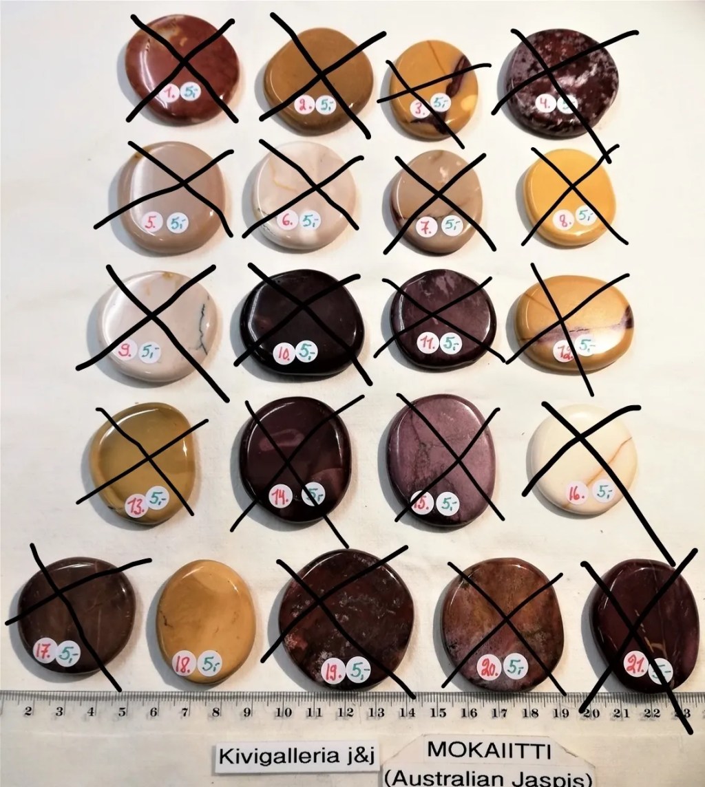 Jaspis -Mokaiitti, Mooka Creek Australia&nbsp;5,00€