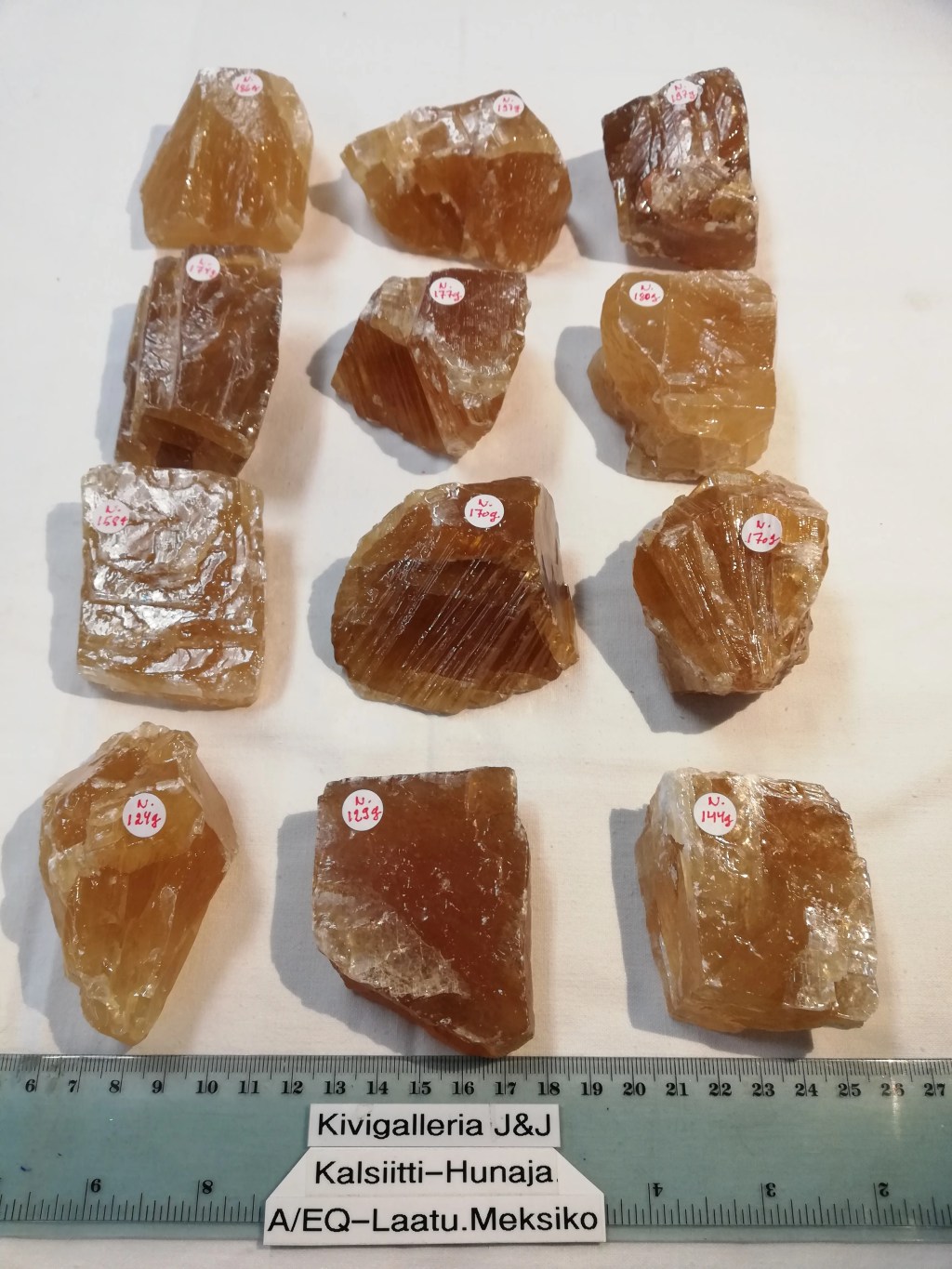 Kalsiitti -Hunaja A/EQ-laatu, Meksiko(raakapala) 7,00€